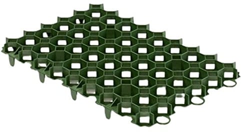 GuttagardenEco grigliato salvaprato, Rete salvaprato per Pavimento Giardino carrabile, 56x38cm (10 Pezzi, Verde)