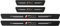 LNHJZ 4 Pezzi Car Adesivi Soglia Fibra Carbonio per Fi-at 500 500X 500L Tipo Punto Bravo Panda Stilo, Battitacco Pedal Stickers AntiGraffio Pellicola Protettiva, Auto Styling Accessori, 500L