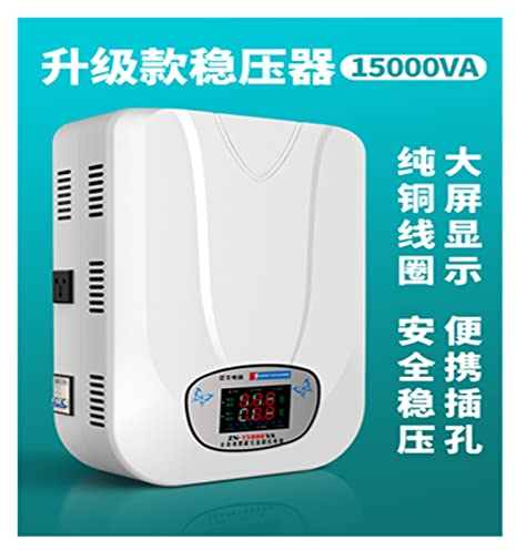 MUMMUG 15KVa Spannungsstabilisator mit automatisch stabilisiertem Haushaltsnetzteil TM-15000VA mit Eingangsspannungsausgang (Color : 15000w Upgraded)