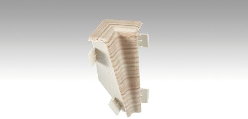 Meisterwerke Meister Innenecken Fußleiste Profil 3PK (4 STK./VPE) Eiche weiß 2014