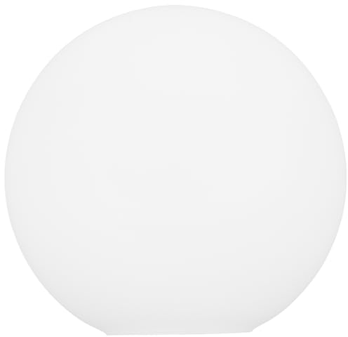 GRIRIW Spherical Glass Lampshade Outdoor Lamp Cover Street Lamp Globes Globe Lamp Fixture Milk Glass Lampshade Glass Lamp Shade Replacement Lamp Post Shade Bulb Popcorn Machine Desktop