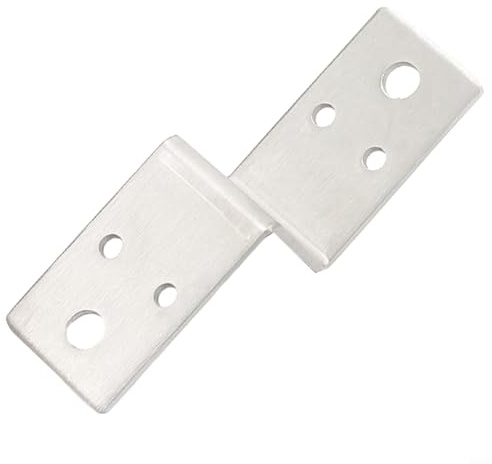 ReachMall Connecteur d'angle en forme de Z, équerres d'angle fixes en acier inoxydable épais pour armoires (30 mm), 95N66UN064G7FF35U3FRL