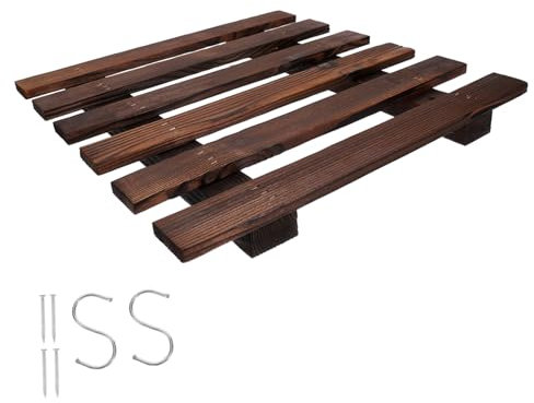 Parliky Estante para Jardinera De Pared Soporte De Madera Elegante y Versátil para Balcones y Patios