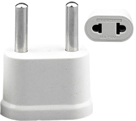 Enchufe Internacional Adaptador, Convertidor De Enchufe De Viaje Europeo Convertidor De Enchufe Adaptador Enchufe Internacional Portátil Mundial para Viajar Y Estudiar En El Extranjero