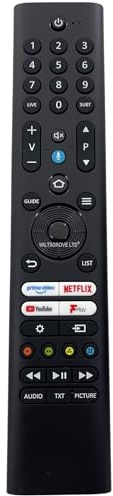 Genuine Replacement FIRE Remote Control Compatible with Technika 43551FIRE Fire TV Edition