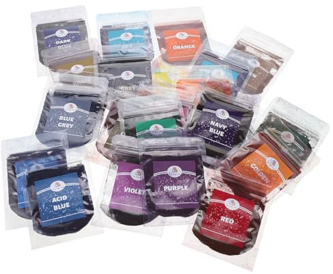 HAPINARY Beutel Batikpulver Färbematerialien für Kleidung und Stoffe Bastelbedarf zum Batiken