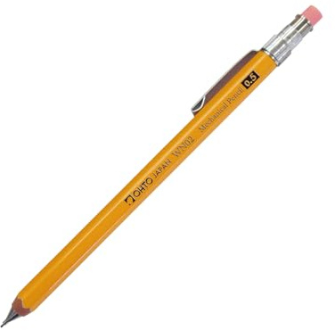 mini Mechanical pencil 0.5 Yellow
