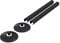 Anthracite uPVC Clip-On Radiator Pipe Covers & Collars - 15mm (2 Pack)