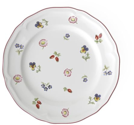 Villeroy & Boch Petite Fleur Frühstücksteller, Porzellan, weiß, 21 cm (Packung mit 6)