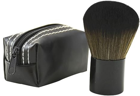 DEARMAMY Pinceau à Maquillage Portable 5 Pièces Paquet de Rangement Pinceau à Outils de Maquillage Voyage Usage