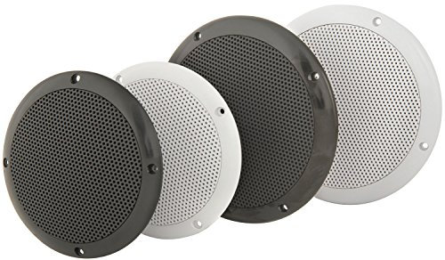 Water Resistant 5 Speakers | White | 80W Max | 4 Ohms