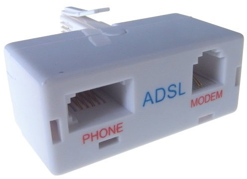 ComputerGear ADSL/Broadband Filter [BT plug to BT/RJ11 socket]