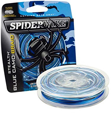 Spiderwire Herren Scs20bc-125 Stealth Blue Camo 0,25 mm, blau Camouflage, 9lb-125yd