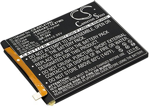 CS-KKL410SL Battery 4900mAh compatible with [360] 1505-A01, 1505-A02, N4S, for [QiKU] 1505-A01, 360 N4S, replaces QK-394