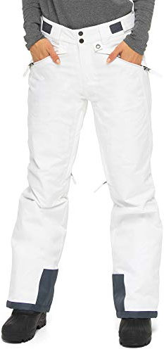 Arctix Damen Premium Isolierte Schneehose, Weiß, Größe M (36-38)