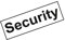 5 x Aufkleber Set Schild Security