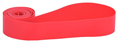 Alomejor 2 Stücke PVC Rot Fahrrad Reifen Pannenschutz Anti Punktion Bike Reifen Felgenband für Mountain Road Bike(20inch)