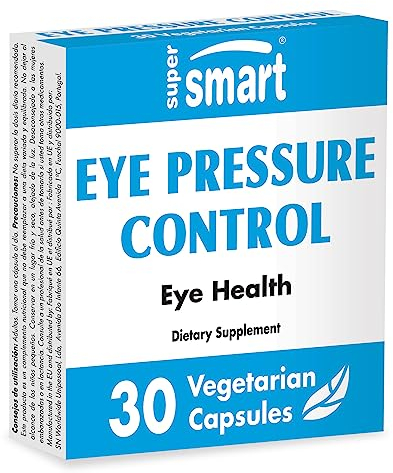Supersmart - Eye Pressure Control - Mit Heidelbeerextrakt standardisiert auf 36% Anthocyane - Natürliche Augengesundheit & Anti-Aging-Nahrungergänzungsmittel | Nicht GVO - 30 vegetarische Kapseln