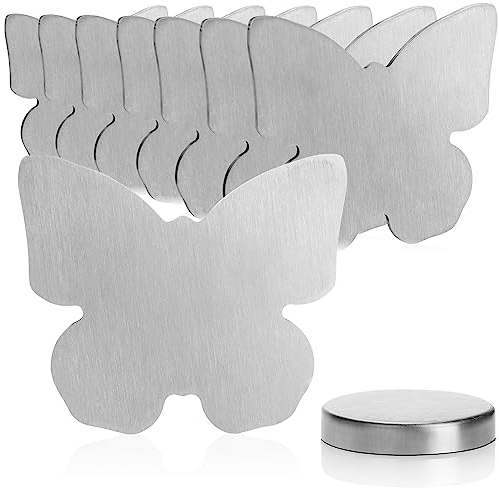 com-four® 8X Tischdeckenbeschwerer - Tischtuchgewichte aus Edelstahl - magnetische Tischtuchklammer - ca. 60 g