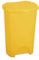 Addis 50 Litre Yellow Medical Clinical Recycling Commercial Utility Waste Trash Pedal Bin, Colour