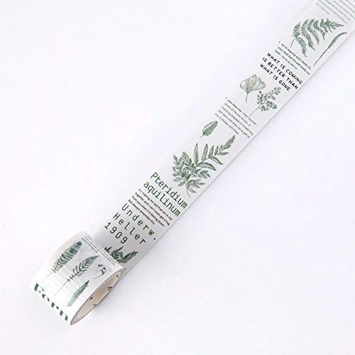 MWBLN Washi Tape,8 Design Natural View Japan Plant Bullet Journaling Washi Tape, für Scrapbook Album Gadget Set Deko Masking Tapes Kindergeschenk D.