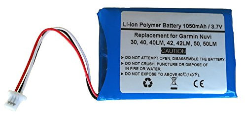 STARNOVO 3,7 V 1050mAh Akku kompatibel mit Garmin Nuvi 30, 40, 40LM, 50, 50LM, Nuvi 52 52LM, Nuvi 65 65LM, Nuvi 1390 1390T 1390LMT GPS Navigation Navi