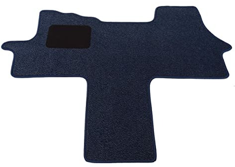 Mertex Automatte Autoteppich kompatibel mit Ducato 250, Jumper II 250, Boxer II 250 ab Bj. 2006 Schmutzfang Oslo (blau, Fahrerhausteppich)