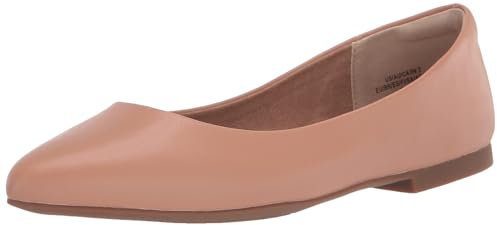 Amazon Essentials Ballerine Basse a Punta Donna, Cammello Chiaro, 42 EU Larga