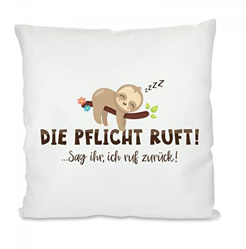 Herzbotschaft Kissen: Die Pflicht Ruft!