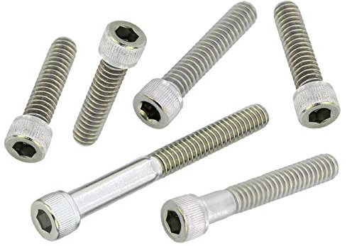 Screws4Bikes | 5x 1/4-20 x 1 (25mm) UNC Zylinderkopfschraube mit Innensechskant Zoll | Edelstahl