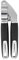 Tower T832198 Precision Plus Garlic Press with Softtex Handles, Dishwasher Safe, BPA Free, Stainless Steel, Black