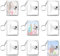 9 Stück Mini Fotoalbum Schlüsselanhänger Transparent 2 Zoll Mini Foto Schlüsselanhänger Klein Schlüsselanhänger Mit 20 Taschen Foto Album Kartenhalter für DIY Fotoalbum (Clear)