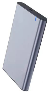 Disque dur externe USB 3.0 2 To/500 Go/320 Go/80 Go, stockage portable en métal pour PC, MacBook, ordinateur portable, PS4, Xbox, Smart TV (60 Go, argent)