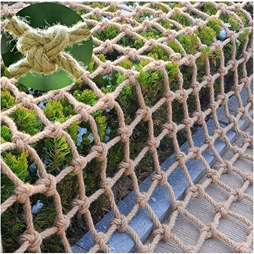 ZARBAILRE Kletternetz Für Spielturm 4×4m, Sicherheitsnetz Kinder Outdoor 6 mm Dickes 10 cm-Netz, Sturzprävention Netzseil für Anti-Haustier, Treppe oder Balkon oder Garten Schutz usw