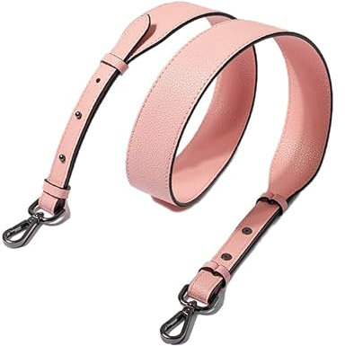 PTNKUIIY 106-110cm Verstellbarer Taschengurt Schultergurt Für Taschen, 3,8 cm breiter Universal Ersatz Schultergurt Umhängegurt Leder Tragegurt für Handtasche Schulterriemen Taschen Zubehör -Rosa