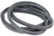 Main Rubber Door Seal with Corner Fixing Clips for Hotpoint Oven Cookers