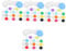 Didiseaon 4sets Travel - Case Compact Organizer Leakproof Case for Contacts Perfect for Daily Use 12pcs*4
