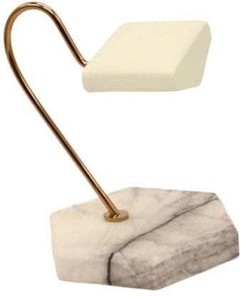 kowaku Uhrenständer aus Marmor, Uhren-Organizer, Dekoration, Schmuck-Organizer, Marmorsockel für Männer und Frauen, Uhrenzubehör für Juweliergeschäfte, Weiß