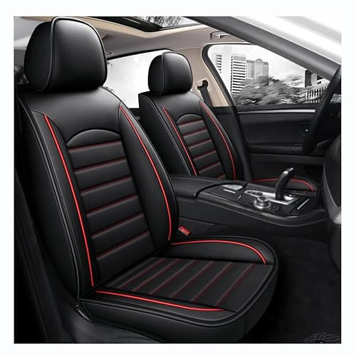 WACDXST Auto Sitzbezüge, für VW Polo AW GTI 2017-2022 2023 2024 Allwetter Atmungsaktiv Verschleißfest Vordersitze und Rückbank Sitzbezügesets Auto Zubehör,A