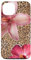 iPhone 13 Pink Flowers On Cheetah Y2K Leopard Summer Print Case