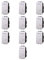 10 MODULI INTERRUTTORE 0-1, BIANCO, COMPATIBILE CON BTICINO LIVING, 2 POSIZIONI, MODULI E FRUTTI 100% COMPATIBILI, MATERIALI DI ALTA QUALITA'