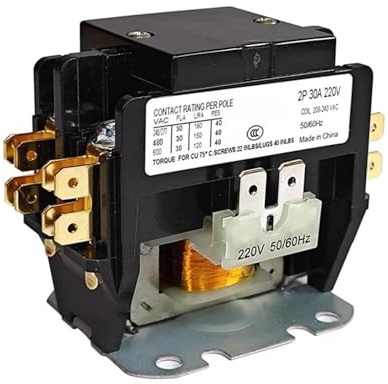 1pc 30A AC Contacteur 2P/3P Unité de climatisation Armoire Pièces de rechange for relais de climatiseur