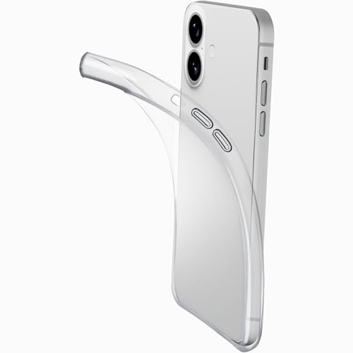 cellularline - Fine - Kompatibel mit iPhone 17 - Ultradünne Transparente Hülle - Kratzfest und Vergilbungsfrei