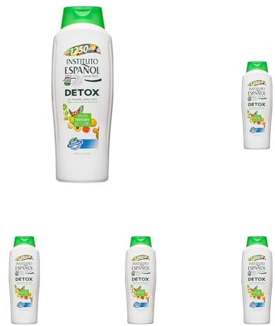 Detox Duschgel, 1250 ml, spanisches Institut (Packung mit 5)