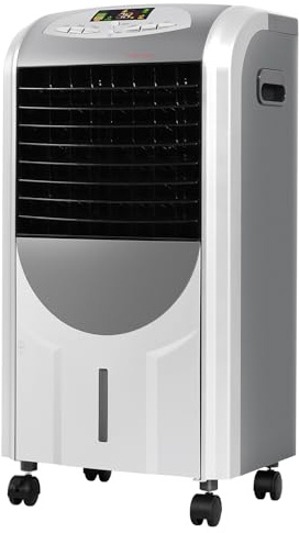 RELAX4LIFE Raffreddatore Evaporativo 5 in 1 Nuova 2026 con Raffreddamento 75W, Riscaldamento 2000W, Umidificatore, Ventilatore, Purificatore d’Aria, Timer 8H, Serbatoio 7L (5in1 Total 7L 2026)