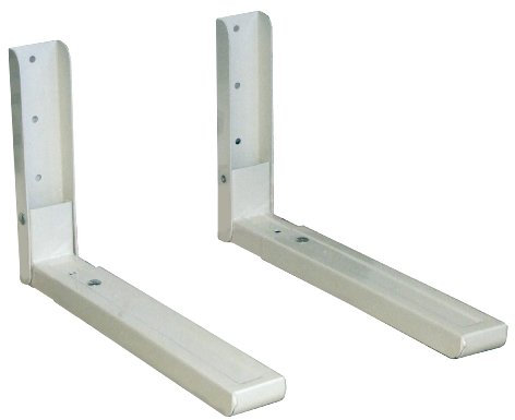 Altai Microwave Brackets with Extending Arms - White