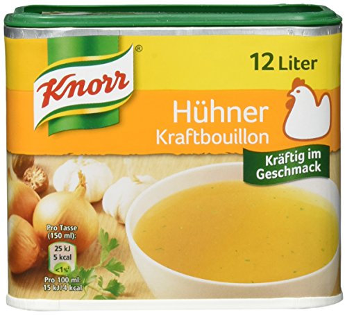 Knorr Hühner Kraftbouillon Brühe Dose, 3er-Pack (3 x 12 Liter)