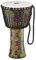 Meinl Percussion Rope Travel Djembe - Sehr große Handtrommel - Mit Nylonseilen - Durchmesser 14 Zoll - Kunststoff, Mehrfarbig (PADJ2-XL-F)
