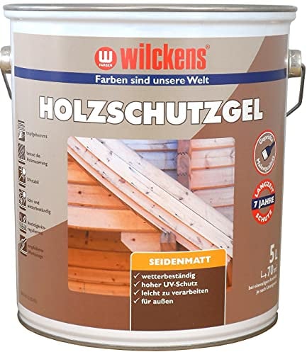 Wilckens Holzschutz-Gel für Außen, 5 l, Teak