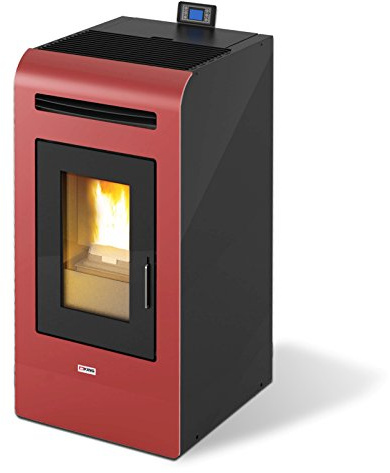 STUFA PELLET KING 16 CANALIZZATA KW 15,5 BORDEAUX NOVITA' 2017